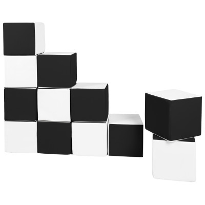 Lot de 12 blocs en mousse - Cubes Lot de 12 blocs en mousse - Cubes